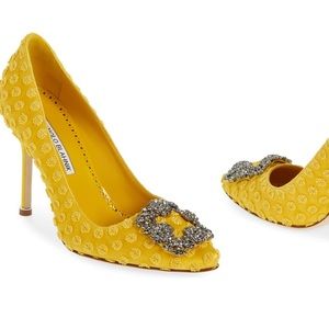 Manolo Blahnik Hangisi pointed toe pump